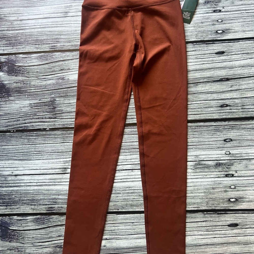 Wild Fable Rust Brown High-Waist Leggings